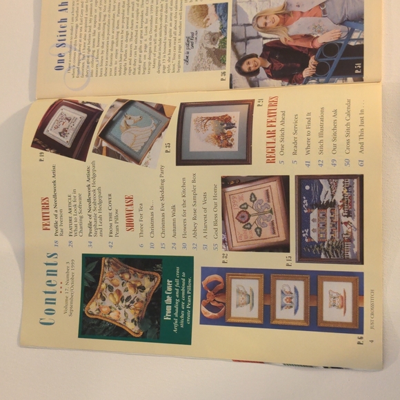 Just CrossStitch Magazine October 1999 - Picture 3 of 15